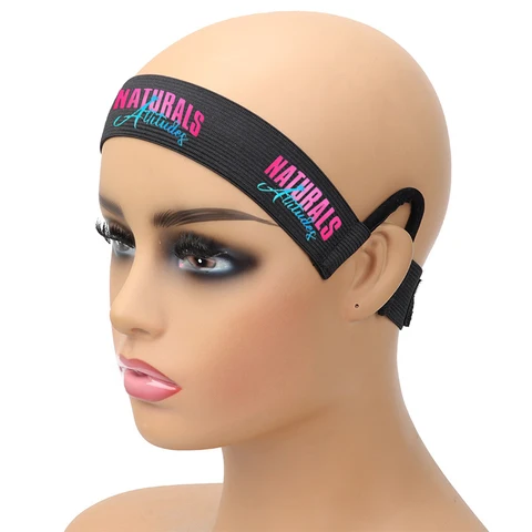 Безушные плавящиеся ленты, плавящиеся кружевные ленты для парика, 10 шт., кружевные ленты с логотипом по индивидуальному заказу, повязка на голову, аксессуары для парика