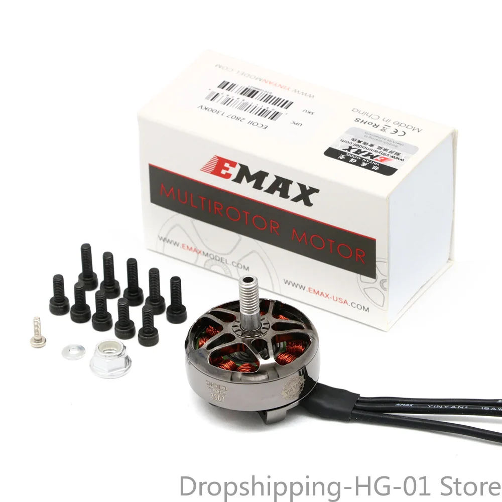 4 шт./лот EMAX ECOII Series eco ii 2807 6S 1300KV бесщеточный двигатель для Mark4 Apex 7 дюймов FPV Racing Drone