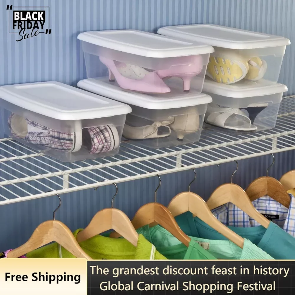 

Plastic Organizer Box Helping to Keep Your Living Spaces Neat Organizer Boxes for Clothes Transparent Storage Box Accessory Home