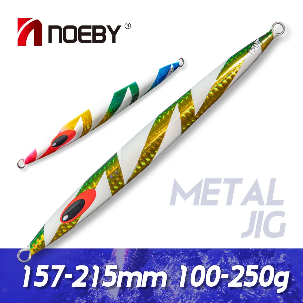 NOEBY медленные приманки для джиггинга 100 г 120 150 200 250 300 металлический джиг