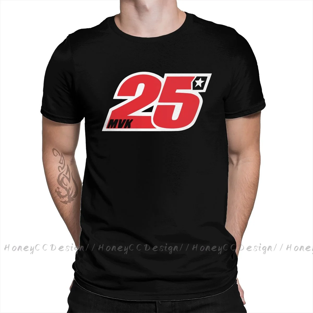 Fashion Rossi Men Clothing Maverick Vinales 25 T-Shirt Summer O Neck Shirt Short Sleeve Plus Size