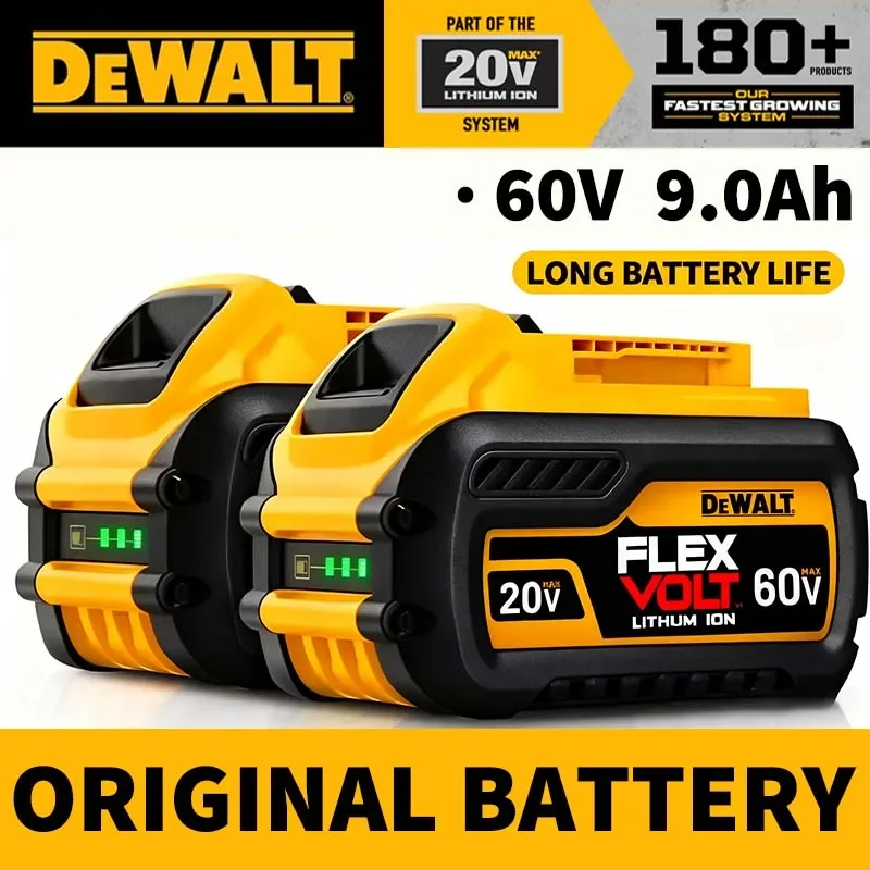 Фото 100% Оригинальный аккумулятор Dewalt 20V 6Ah 9Ah для инструментов DCB206 DCB205 DCB200 DCF887 DCG405 DCD791 DCF922 DCF850 DCD805 №1