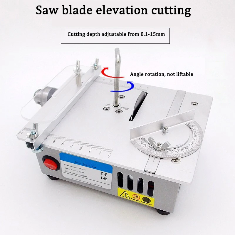

Diy Pcb Model Cutting Tool Lathe Machine 63Mm Blade Woodworking Mini Table Saw Electric Small Bench Saws Desktop Saw Household