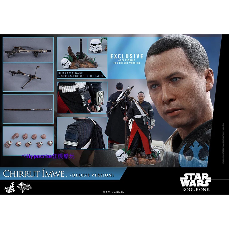 

Hottoys Original Ht 1/6 Mms403 Rogue One: A Star Wars Story Chirrut Imwe Collectible Figure Action Model Toys Gift