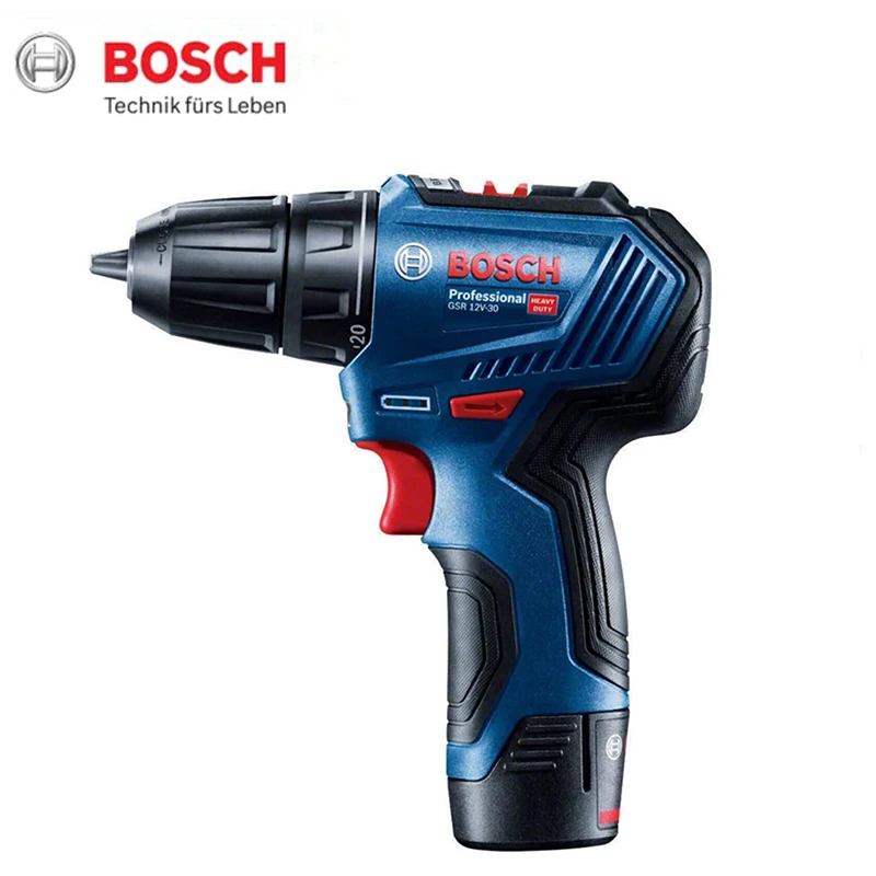 

Bosch GSR12-30 Cordless Electric Drill High Torque Fast Drilling Speeds Driller Electric Screwdriver Power Tools