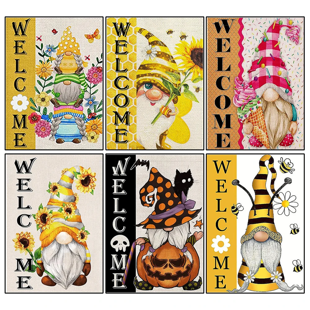 

5D DIY бриллиантовый рисунок Рождество Алмазная вышивка с Санта-Клаусом, мультяшная полноразмерная Круглая Мозаика, приветствуется домашний ...