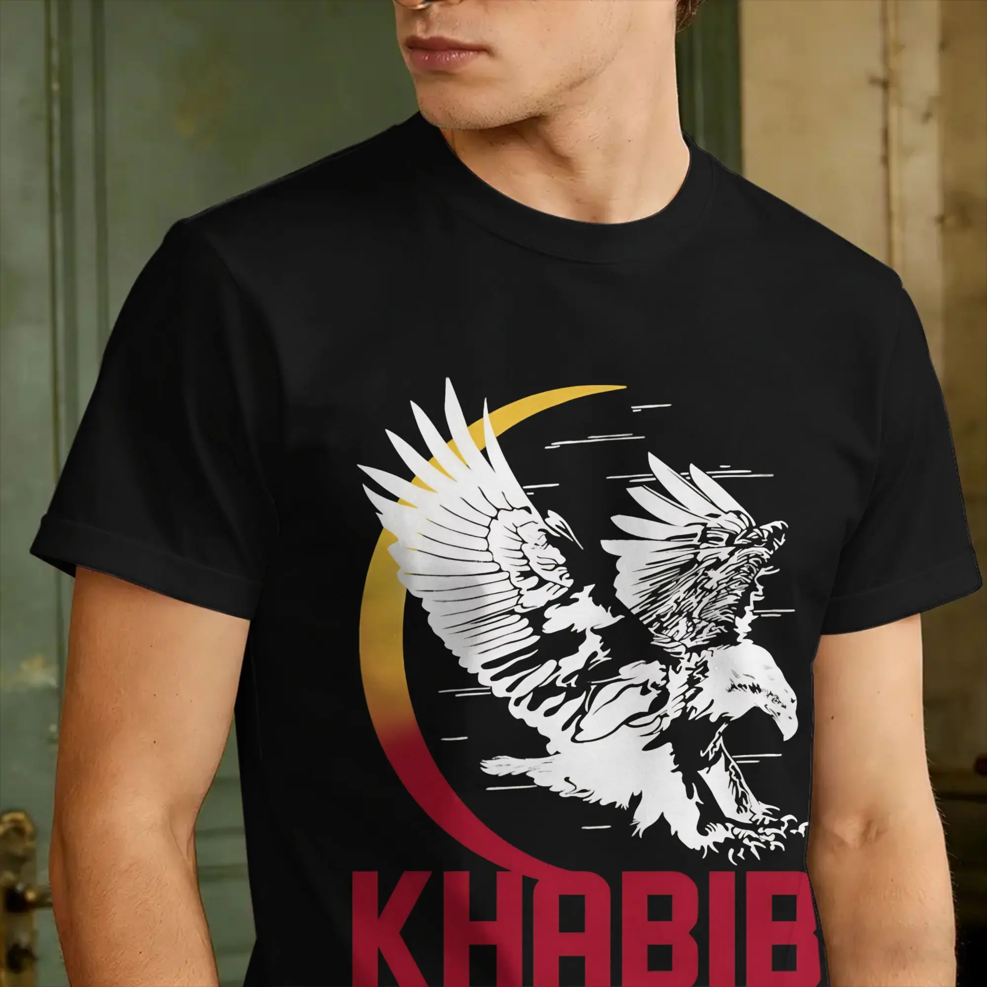 Фото Футболка FKhamzat Chimaev I Smesh Everybody Funny Fighter, футболки в стиле Харадзюку, ретро-футболка, пляжная футболка из 100% хлопка, большие размеры 5XL №3