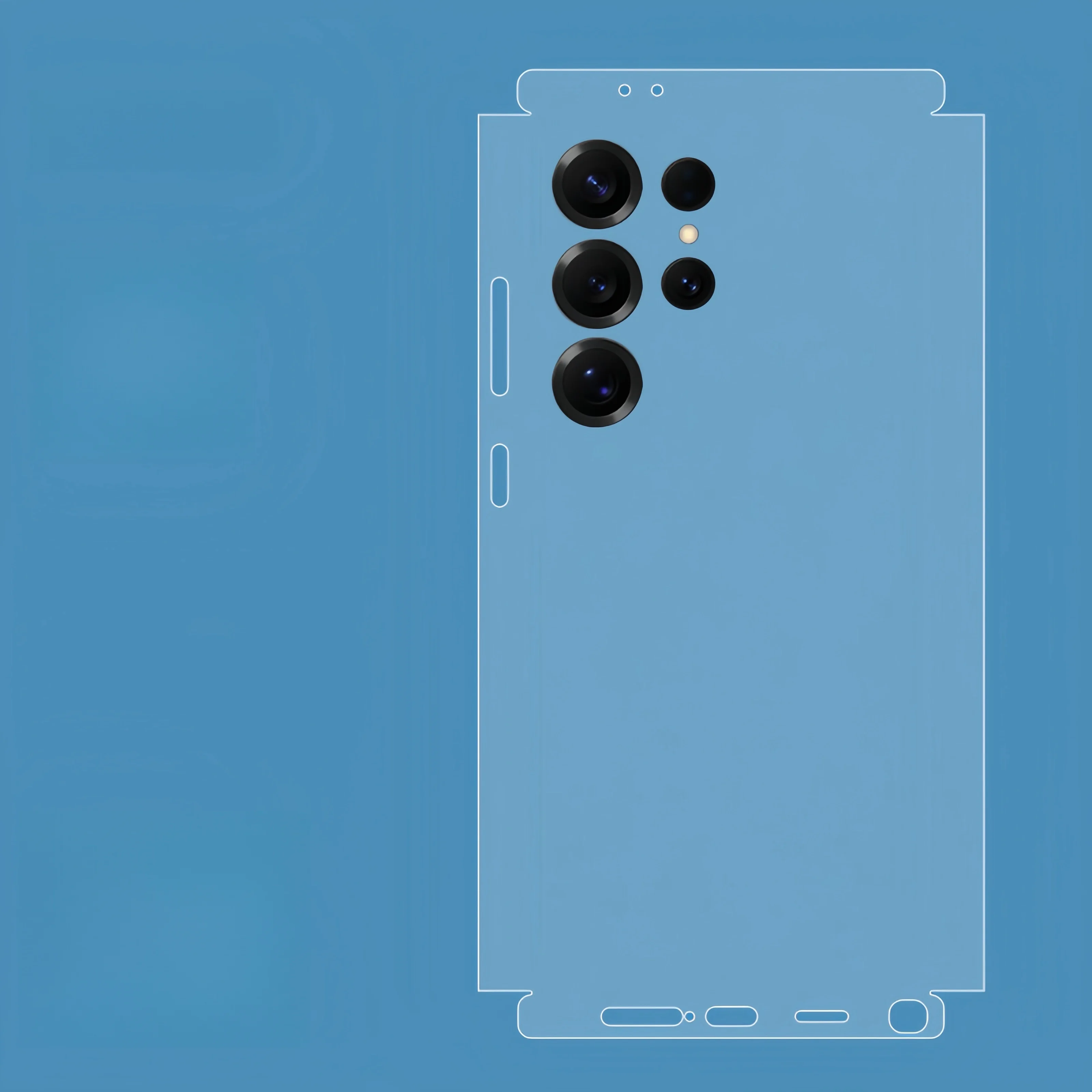 3M кожа для Samsung Galaxy S24 S23 S22 S25 ultra Note20 наклейки задняя пленка защитная экрана