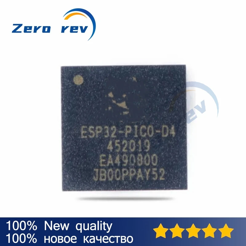 

2Pcs 100% New ESP32-U4WDH ESP32-S0WD ESP32-PICO-D4 ESP32-D0WD-V3 ESP32-D0WDQ6-V3 ESP32-D0WDQ6 ESP32-D0WD QFN-48