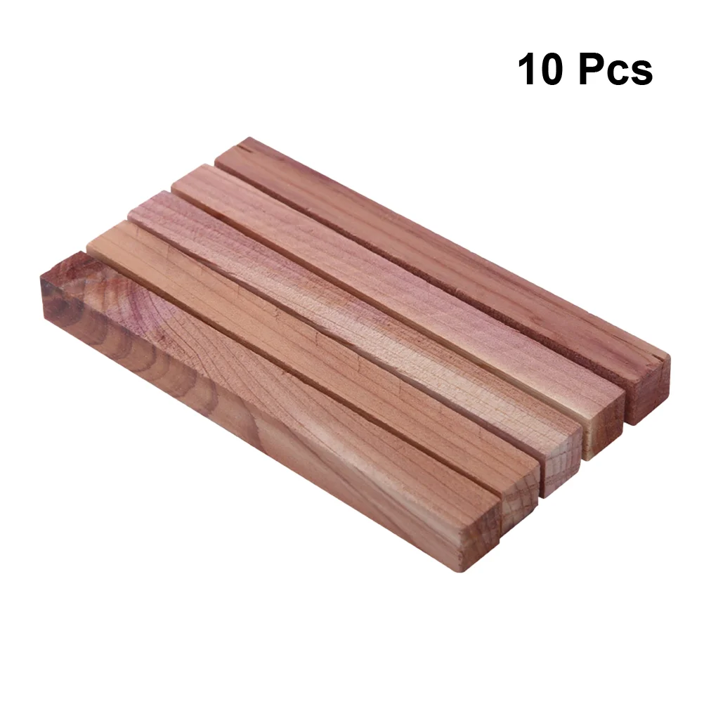 

10 Pcs Clothes Cedar Block Cedar Fresh Blocks Bug Cedar Blocks for Clothes Storage Natural Moth