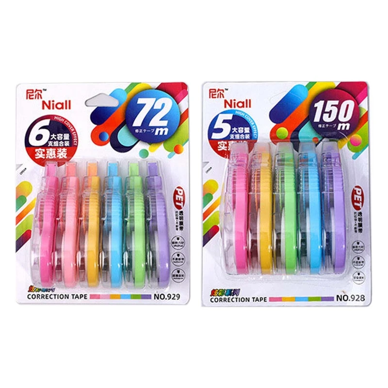

72M/150M Correction Tape Portable Tape Eraser White Fast Clean Easy To Use School Stationery for Boy Girl Student Gift