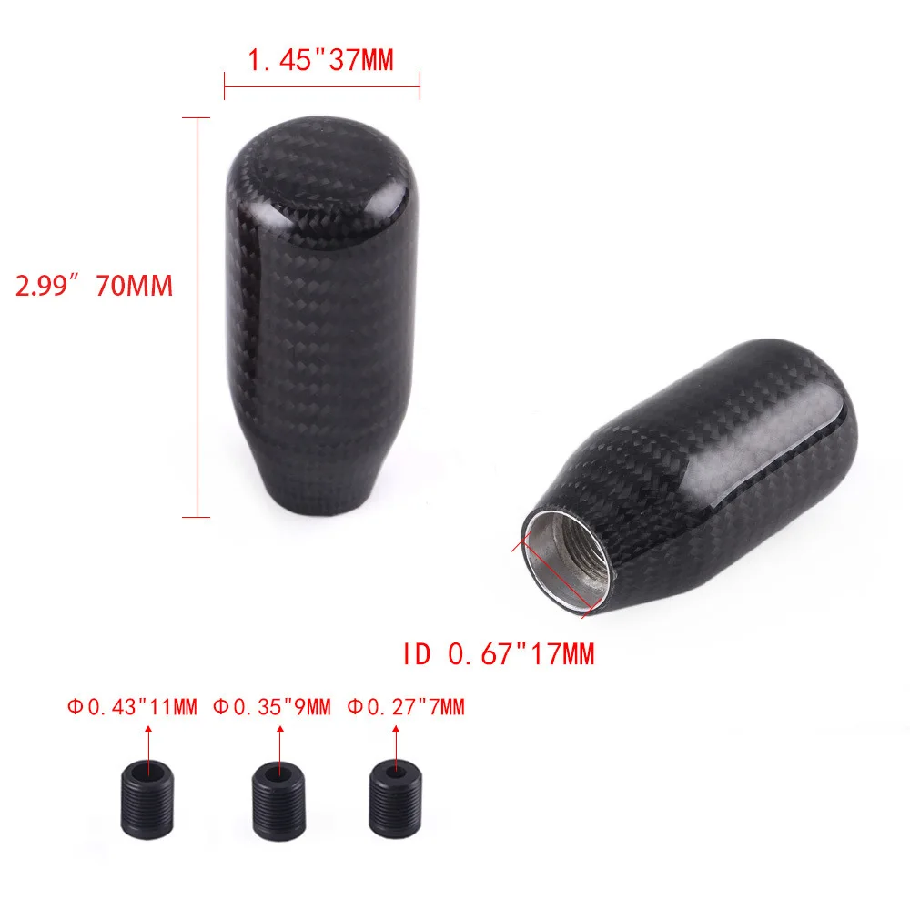 5/6-скоростная ручка переключения передач из настоящего углеродного волокна