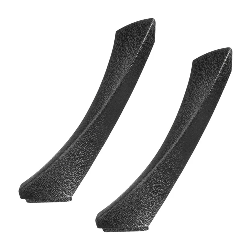 

2X For BMW E90 3-Series Car Sedan Left Inner Door Panel Handle Outer Trim Cover Black
