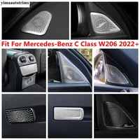 dashboard air panel glove box window pillar a armrest anti kick cover trim accessories for mercedes benz c class w206 2022 2023