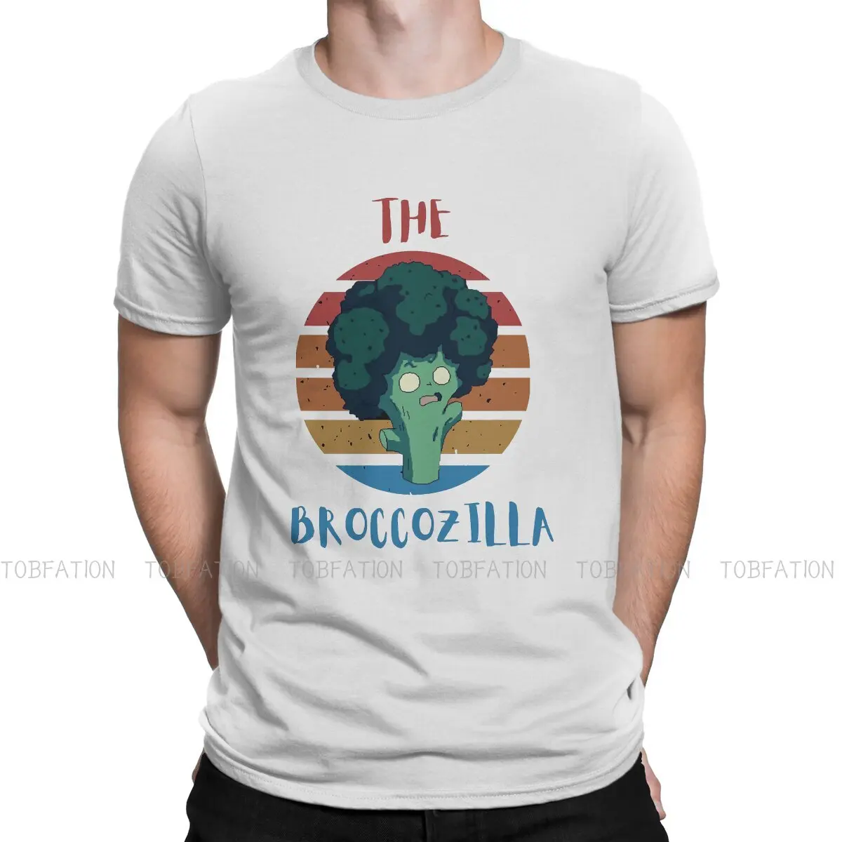 

Оригинальные футболки THE BROCCOZILLA, Мужская футболка с индивидуальным дизайном, Забавные топы, размер детской одежды