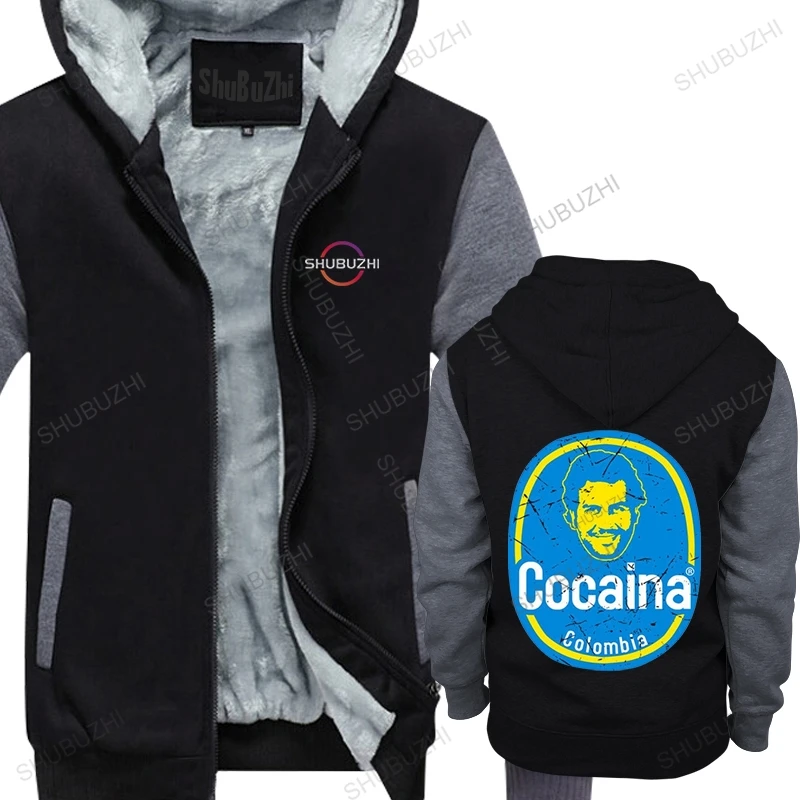 

homme winter hoodies jacket cotton clothing Pablo Escobar Plata O Plomo unisex High Quality sweatshirt hoody zipper outwear