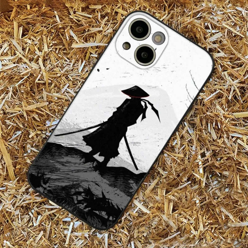 Samurai Japan Ghost Art Phone Case FOR IPhone 7 8 Plus X XS XR XSmax 11 12 13 14 pro promax 12 13mini 14plus