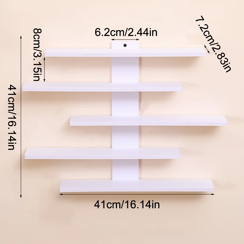 

5-уровневая регулируемая настенная полка