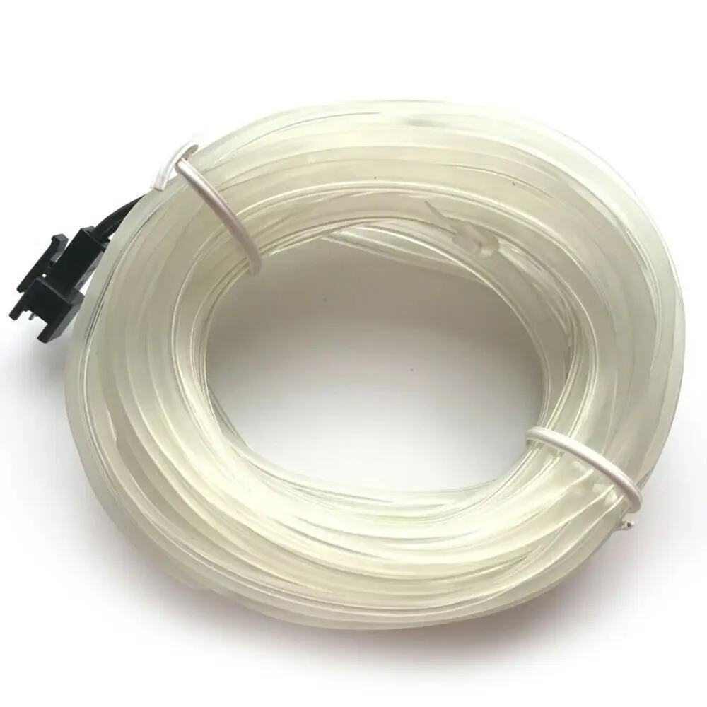

12V Car Strip Line Light Ice Blue Neon Lighting Interior Atmosphere Light 3M Dash Board Decorative Lamp RV Camper Accessories