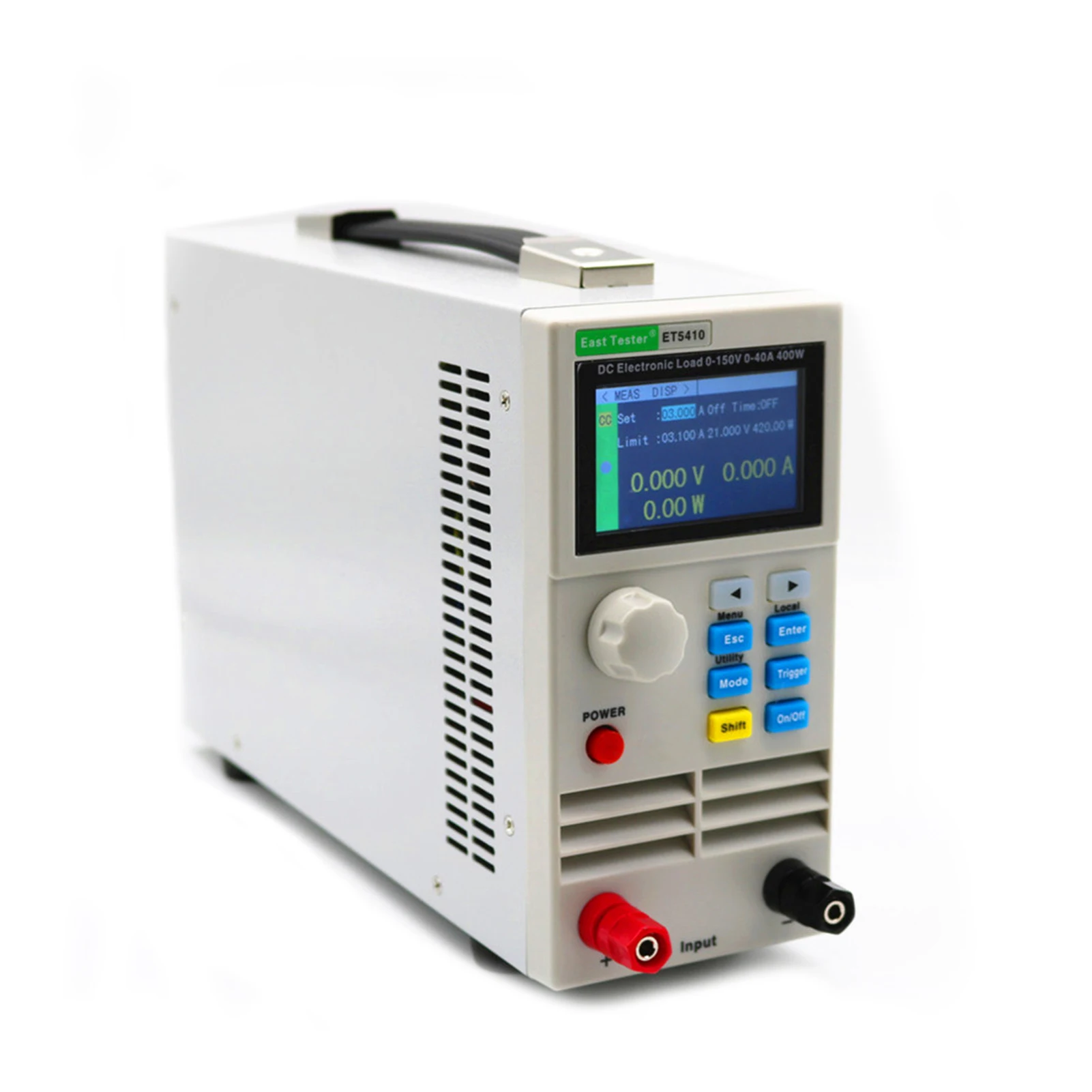 

Электронный тестер нагрузки ET5410, 400 Вт, 0-150 в, 40 А постоянного тока, испытательное оборудование для батареи