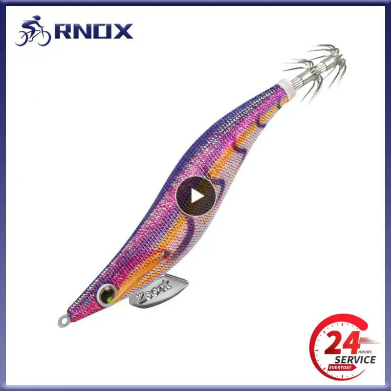 1 ~ 10 шт. 2-3,5 крючки для кальмара, Эги, приманка для рыбной ловли, деревянная приманка для креветки, восьмиконечная блестящая рыба, острые Крючки с хвостом, 21 г и Для Лодочной рыбалки