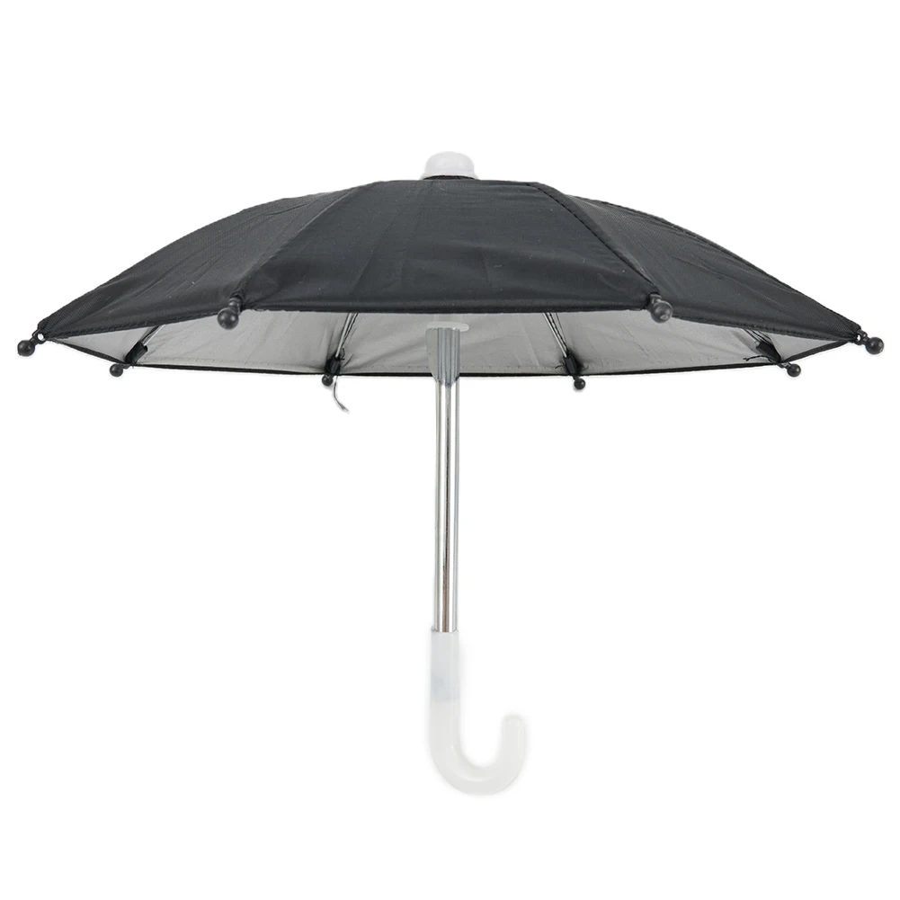 

Black Motorcycle Umbrella Phone Holder Sunshade Umbrella Mini Sunshades Motorcycle Phone Holder Protector Thicken
