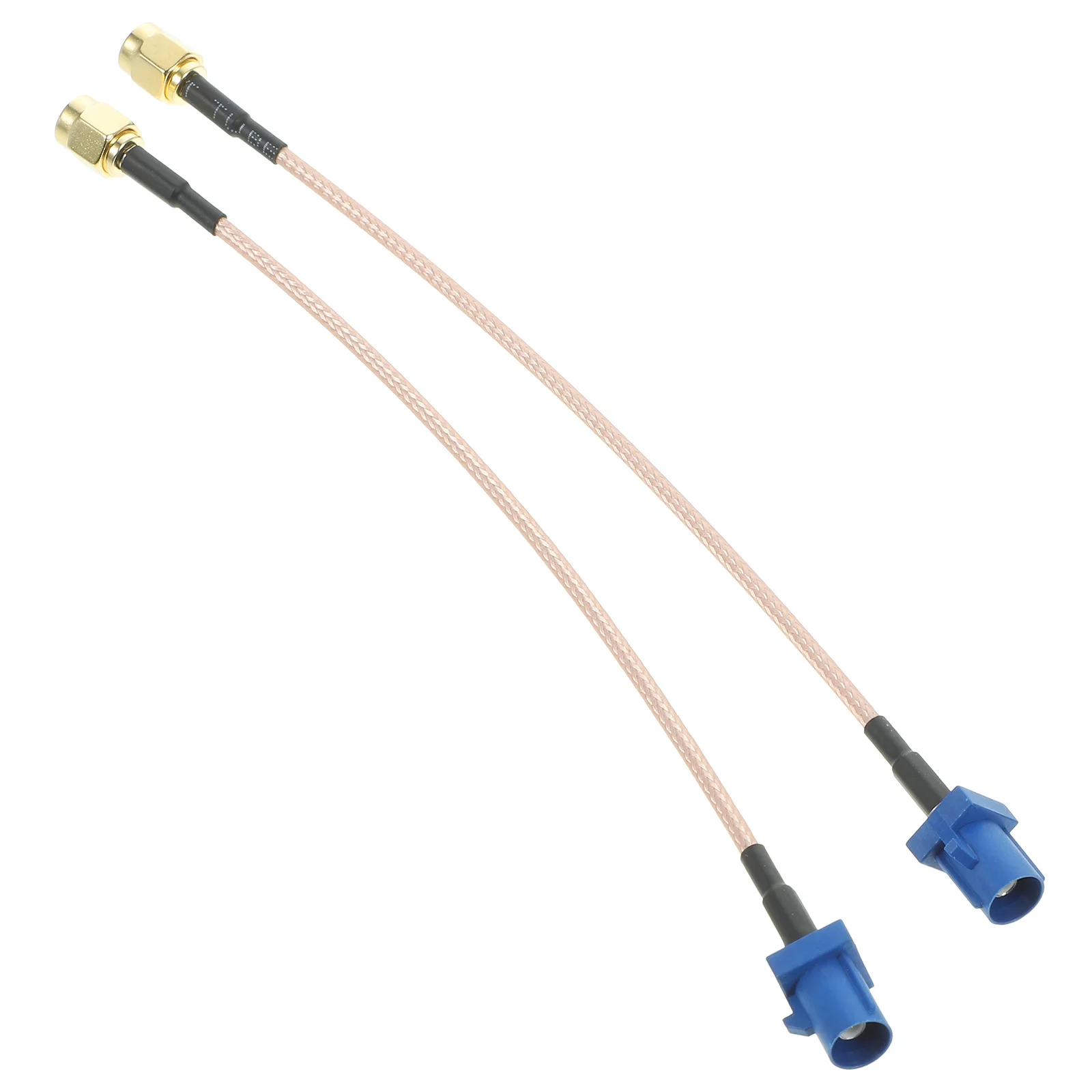 

2 Pcs Car Supplies Antenna Extension Cable Gprs Adapter Plug Cord Cables Plastic