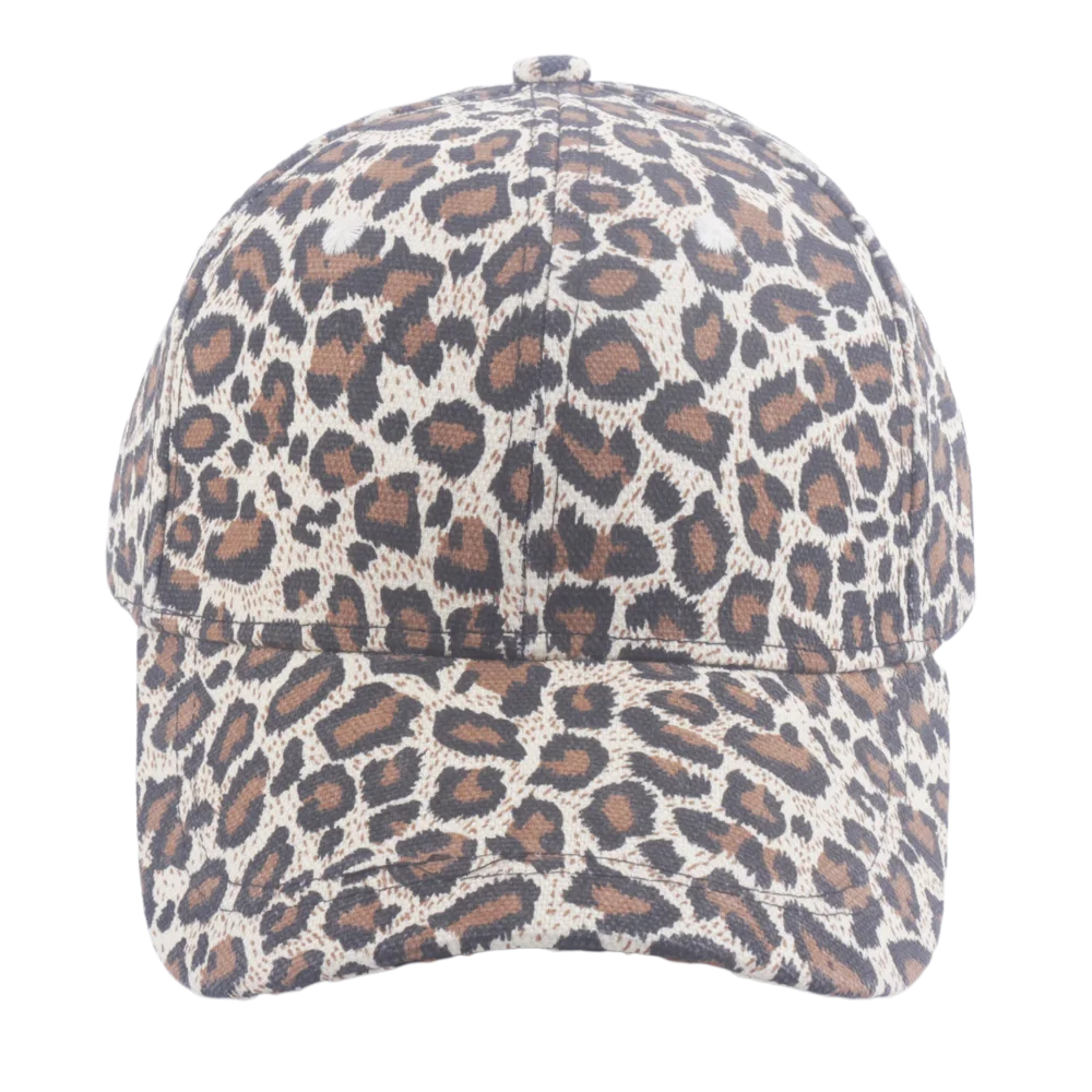 

Printed Leopard Women Baseball Cap Fashion Hats Hip-hop Lady Cowgirl Six Panel Cap Adjustable