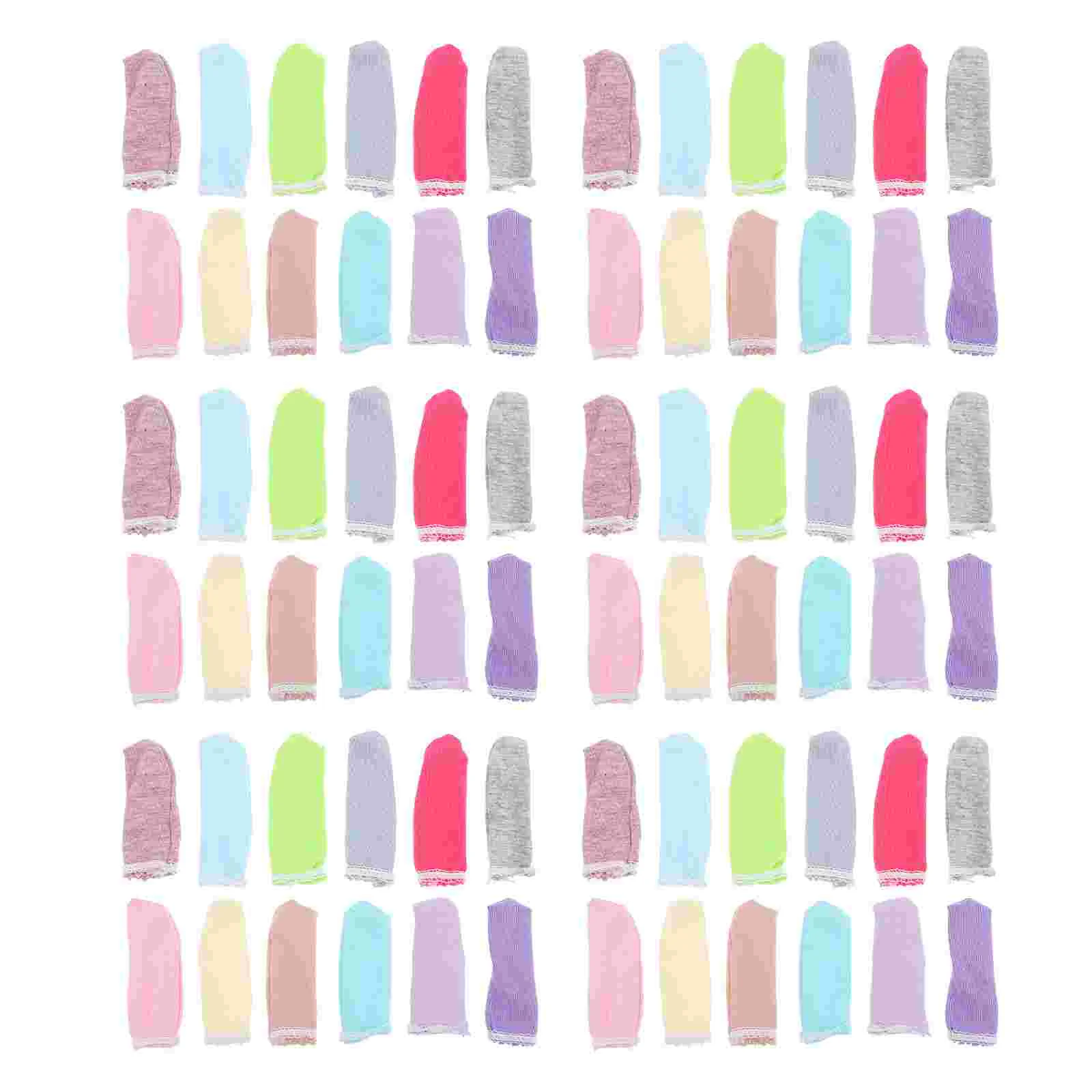 

100pcs Cotton Finger Cover Protector Finger Protector Finger Protective Cover Fingertip Cover Working Finger Sleeve