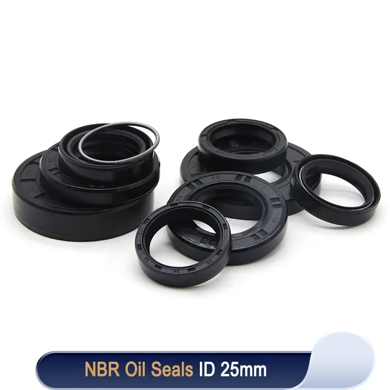 NBR Oil Seal ID 25 мм TC-25 * 31/32/34/35/38/40/42/45/50/52/55/60/62*4/5/6/7/8/10/12 нитриловые резиновые валы