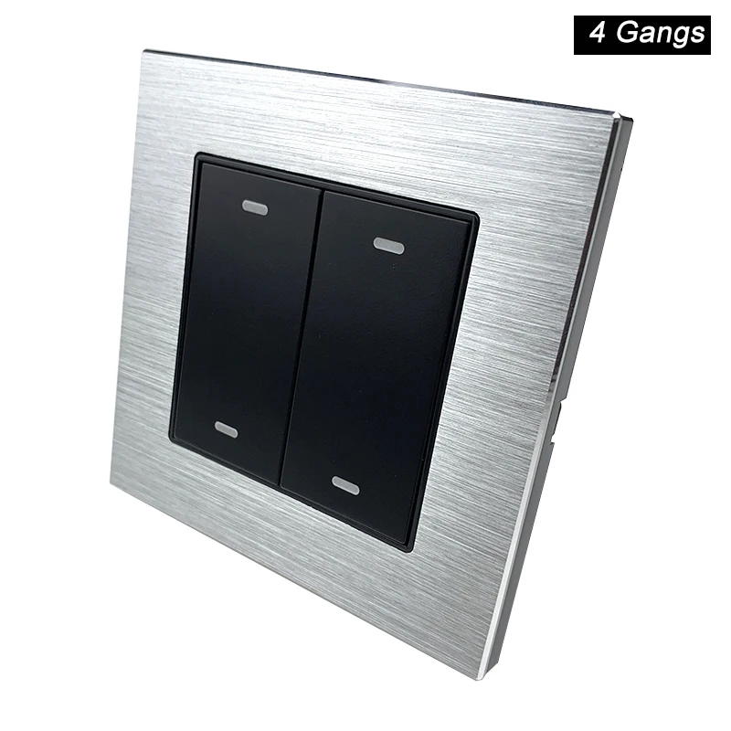 

Kincony 4Gang 86*86 EU DC12V Умный светодиодный выключатель