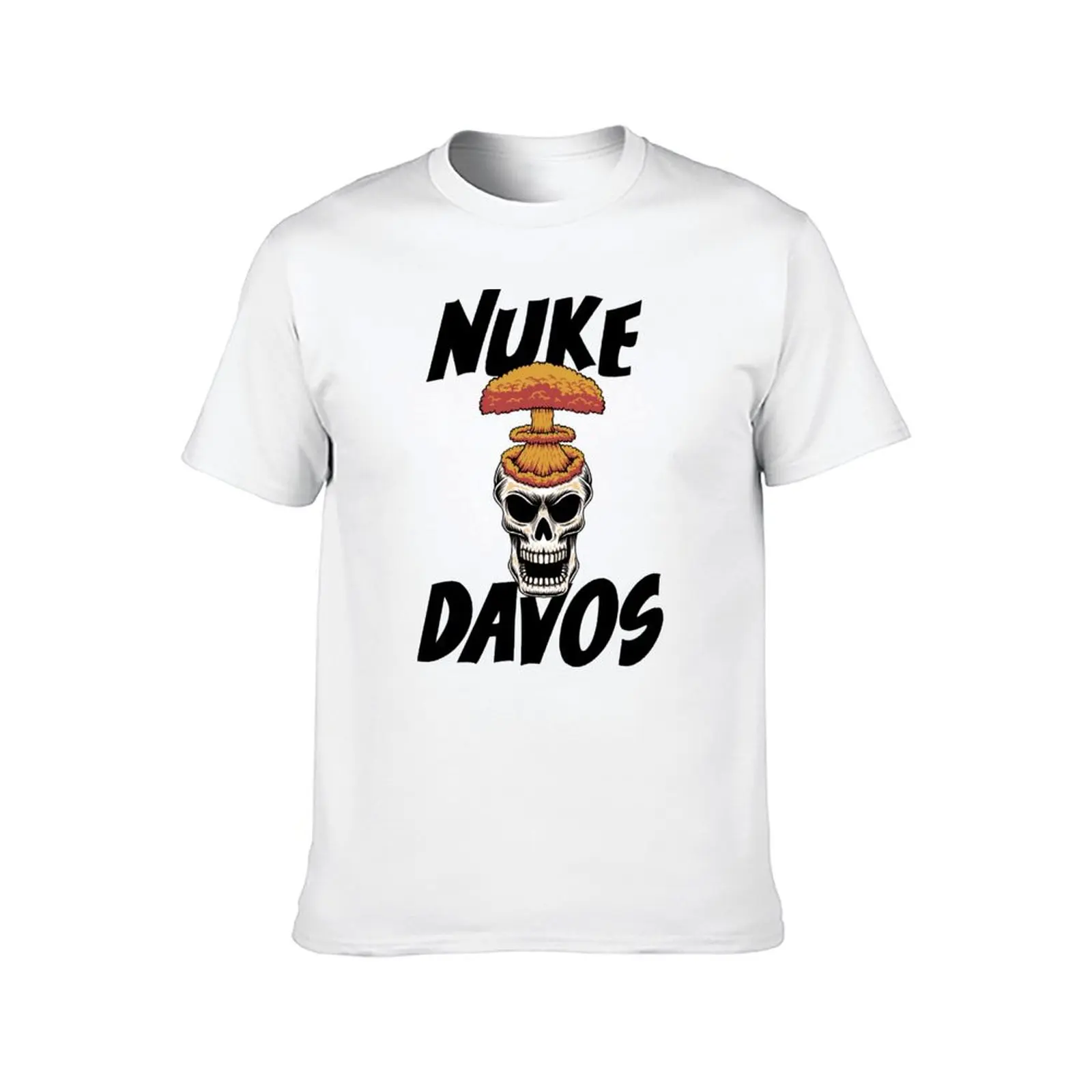 Фото Футболка Nuke Davos, мужская футболка, футболка с рисунком, футболки с индивидуальным принтом для мужчин, хлопковая футболка №2