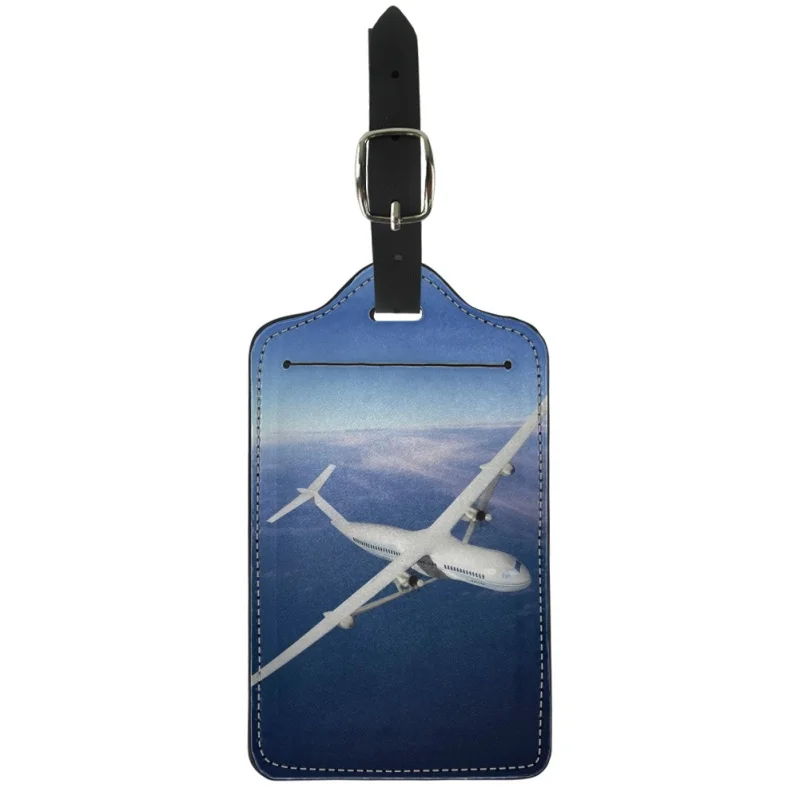 

Twoheartsgirl Luggage Tags Fashion Aircraft Suitcase Identifier Label Baggage Boarding Bag Tag Portable Name ID Address Holder