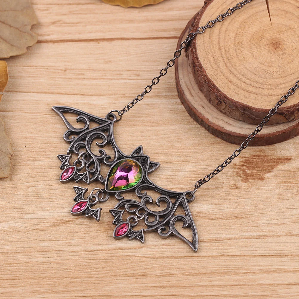 

1pc Bat Patterned Necklace Neck Chain Neck Decor for Party Girl