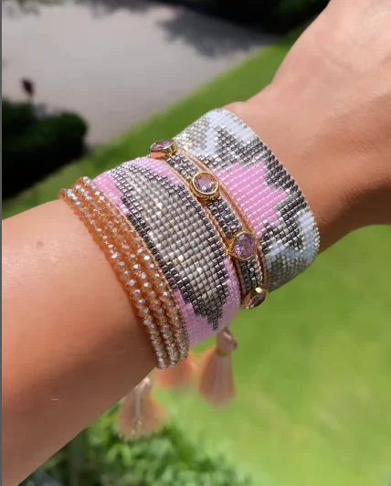 

Shinus Pretty Bead Miyuki Bracelets Set Mexican Bracelet For Women Trendy sead Bead Pulsera Handmade Adjustable Rope Jewellery