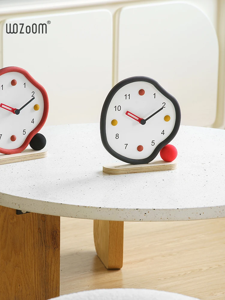 

Sweet Home Cozy Room Irregular Shape Desk Clock Home Decorative Table Clocks For Bedrooms table clocks for living room decor