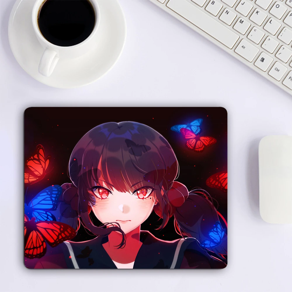

Маленький коврик для мыши Danganronpa V3, компьютерные игровые аксессуары, коврик для клавиатуры и мыши, офисный Настольный коврик, ПК, геймерский коврик для мыши, коврик для ноутбука