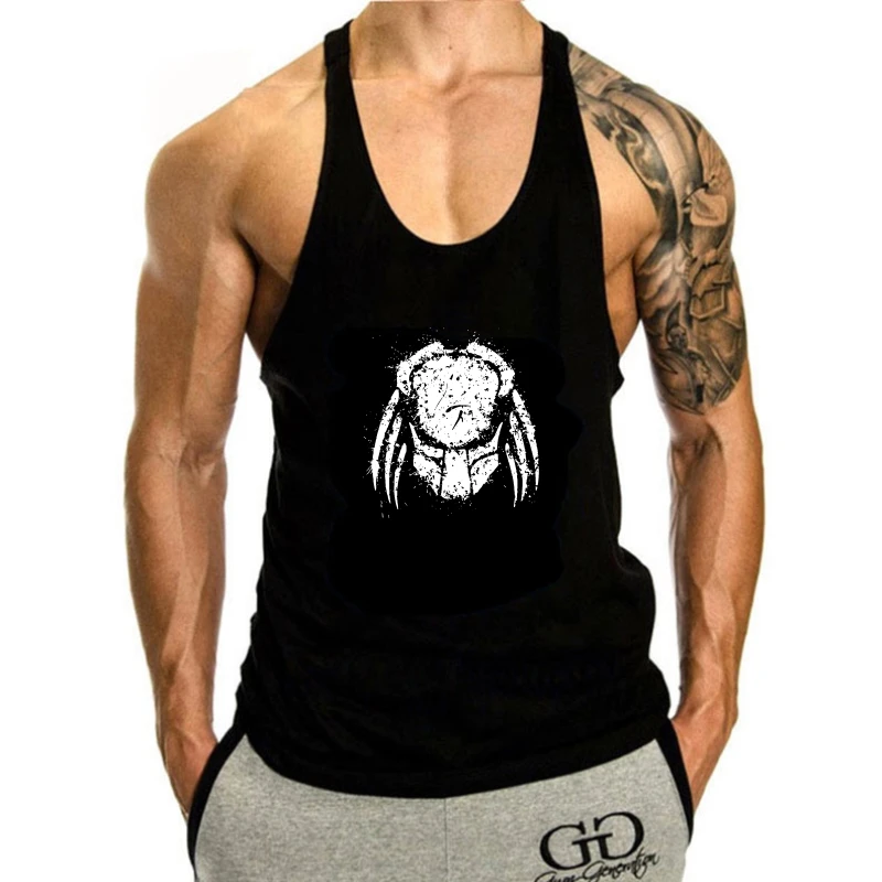 

Майка мужская Rock Predator Alien, хлопковая майка без рукавов, под заказ