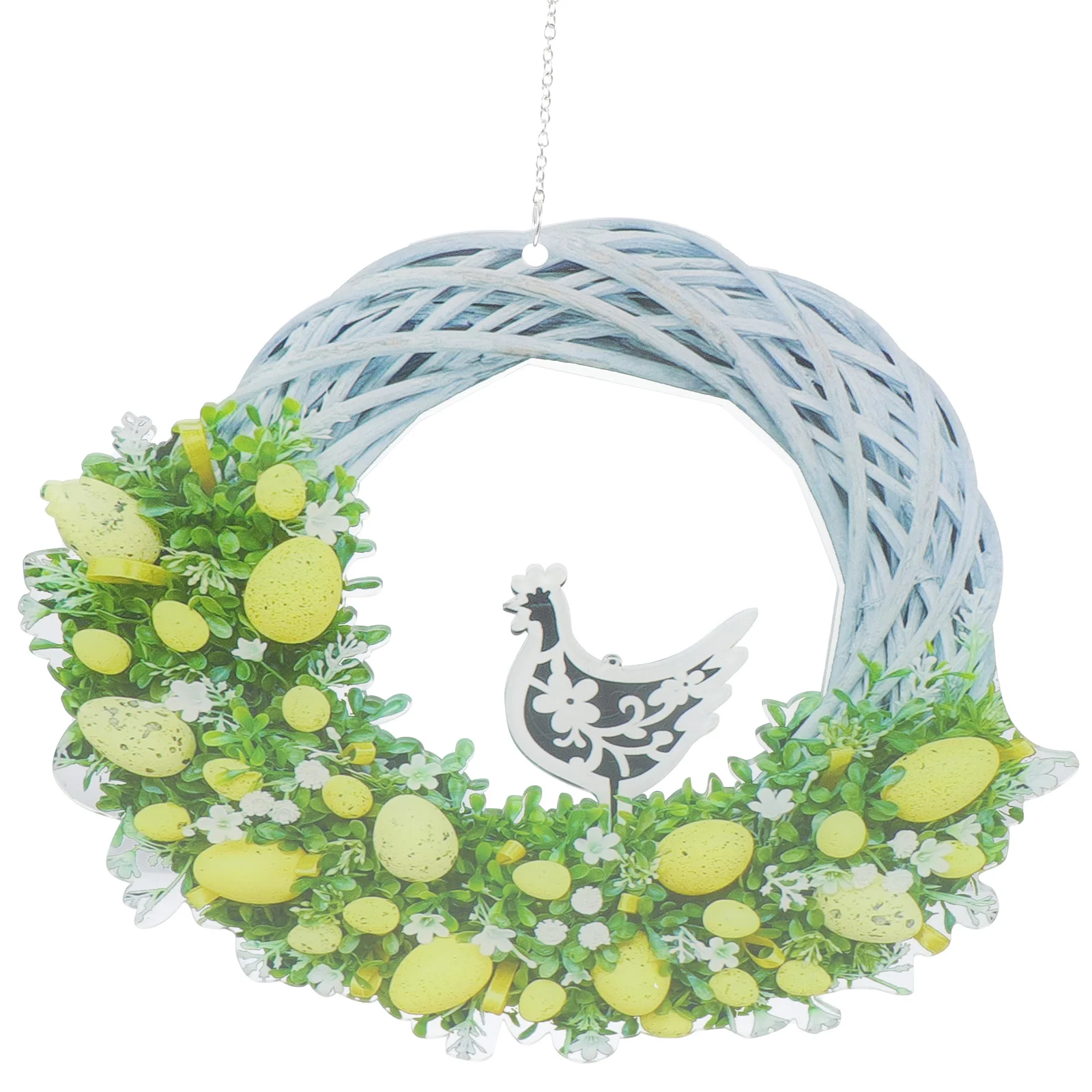 

Listing Front Door Garland Easter Wall Decor Hanging Easter Wreath Pendant Happy Easter Wreath Acrylic Easter Egg Ornaments