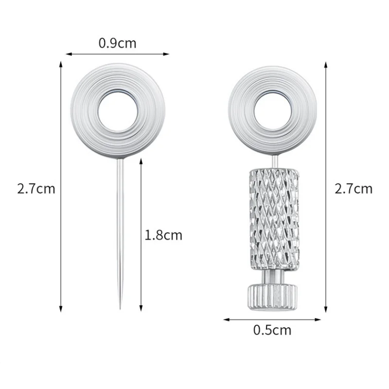 

5 шт. металлические иглы для позиционирования швов кожи