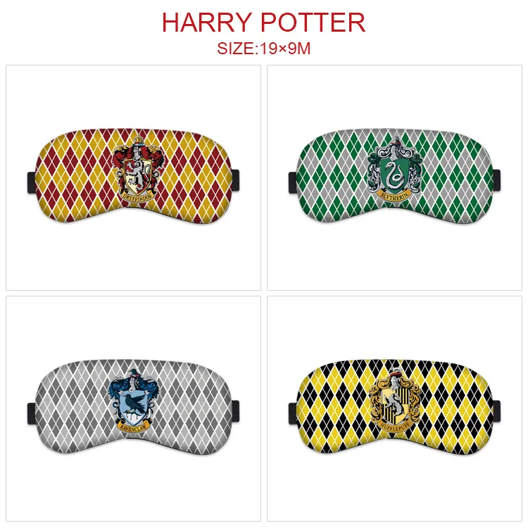 

Harry Potter Sleeping Eye Mask Film Peripheral Eye Mask Cartoon Anime Cute Light Blocking Eye Mask Three-dimensional Breathable