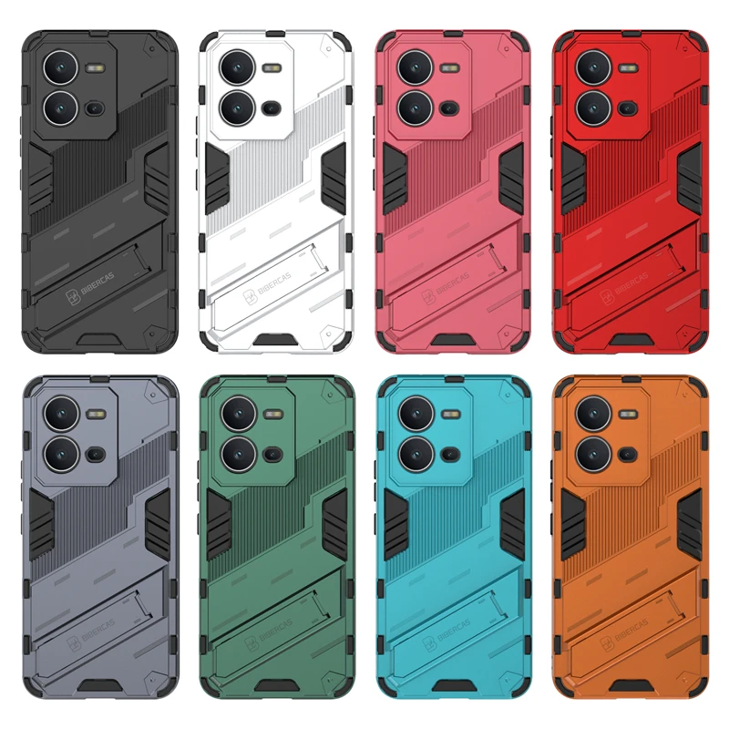 Чехол-держатель для Vivo V25 5G чехол Capas противоударный бампер телефона подставка ПК