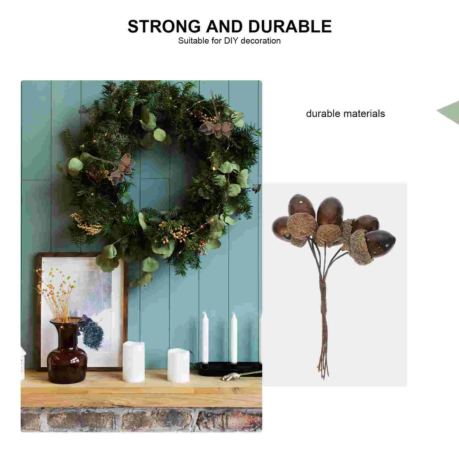 3 шт. искусственные кедровые орехи реалистичный декор имитация букета украшение