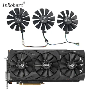 Новинка 87 мм Everflow T129215SU, 4-контактный 4-проводной охлаждающий вентилятор для ASUS R9 390X 390 GTX1070TI GTX1080TI, игровые вентиляторы для видеокарт