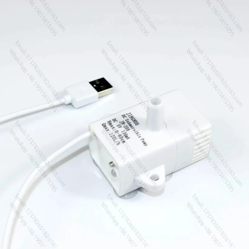 Фото Подходит для погружного насоса JN-206 DC с USB-разъемом 5В для поилки для животных, бесшумный и с низким энергопотреблением. №2