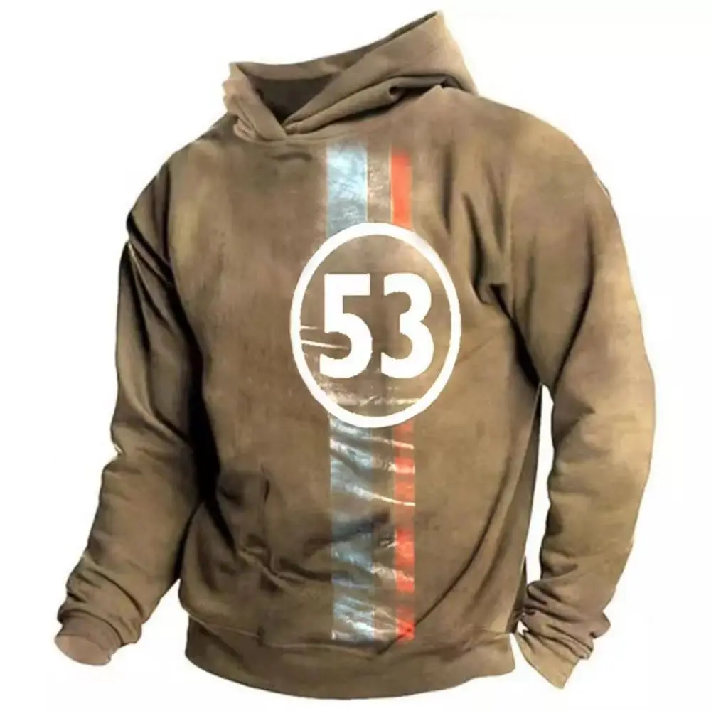 

Vintage Hoodie Men's Sweatshirt Letter Printed Casual Loose Pullover Tops Male Oversized Harajuku Clothing Street Jacket Tops