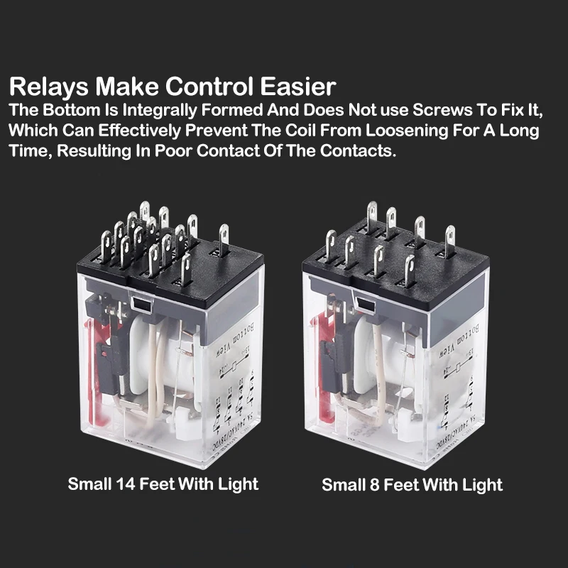 Высокое качество HH52P/HH54P маленькое промежуточное реле MY2N-J/MY4N-J8/14 ножное DC24V 220V.