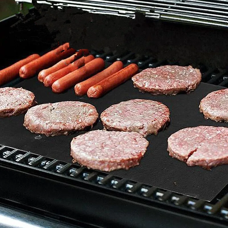 

High Temperature Resistant Barbecue Mat Non-stick Barbecue Outdoor Supplies Easy To Clean Multifunctional Kitchen Cooking Tools