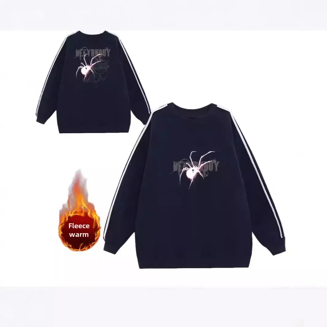 Винтажная Женская толстовка с капюшоном Guotrendyvintage свободный крой повседневный