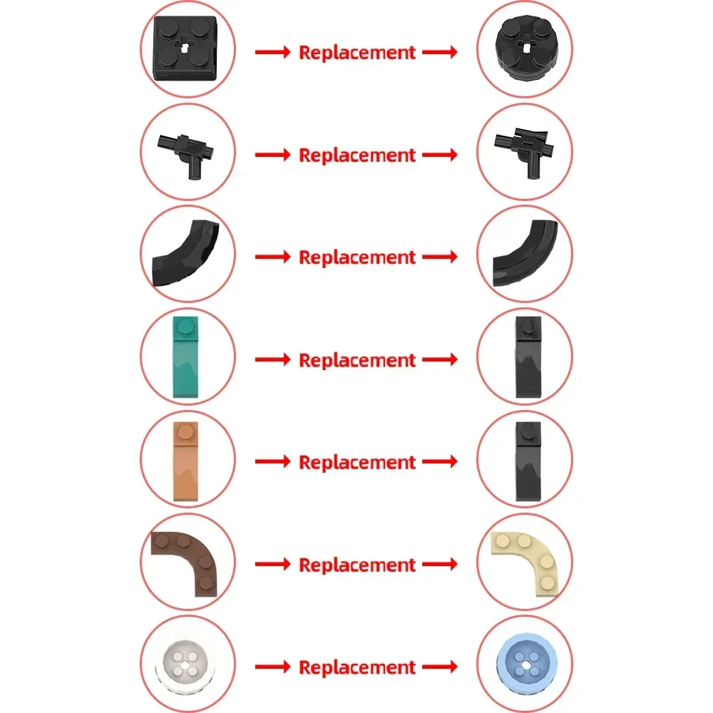 Gobrick MOC легендарные бабочки кирпичи цветные дизайнерские строительные блоки